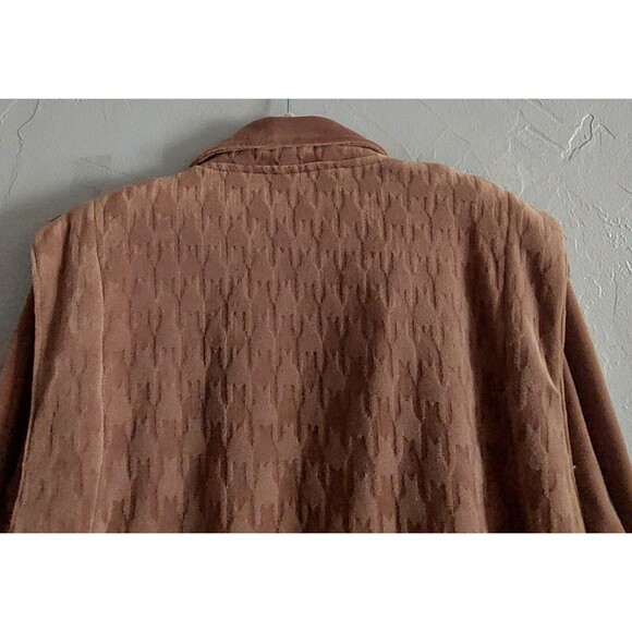 Vintage Sweater Jacket Women Size S, ADILFO SPORT ,velvet, 19 Inch Of Armp To... - Picture 10 of 11